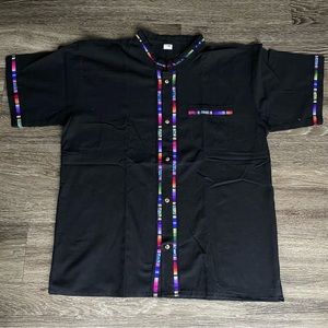 Mexican Shirt, Mexican Guayabera XL